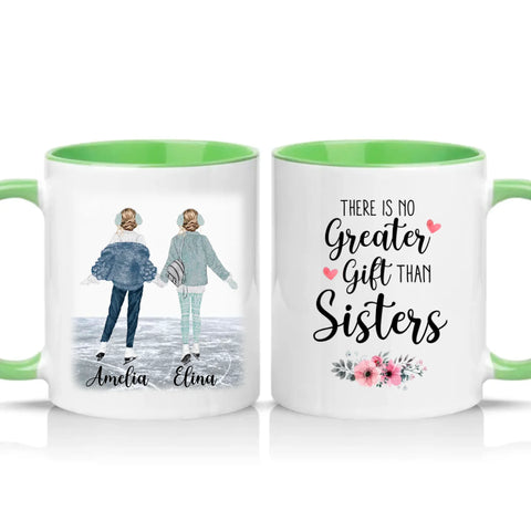 Two Tone 11oz Mug Green