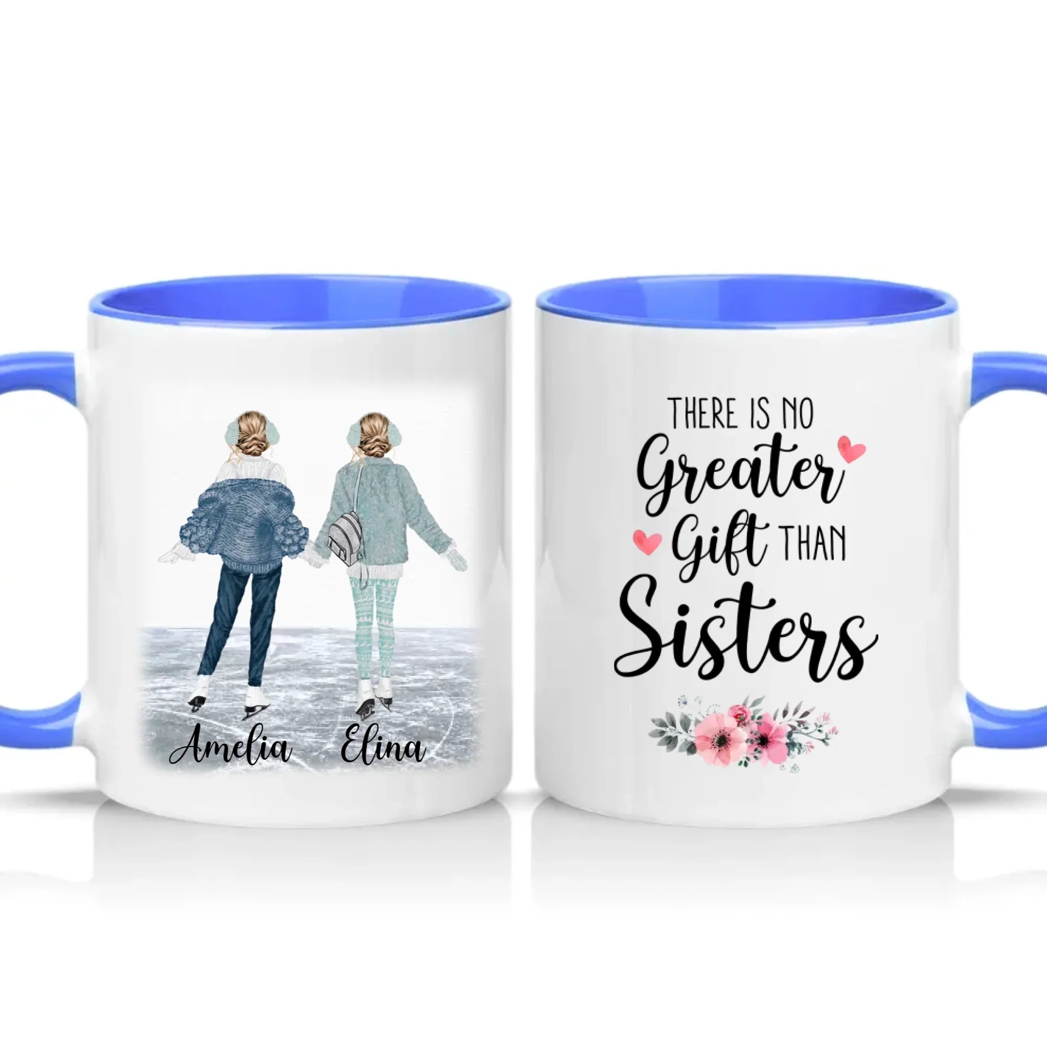 Two Tone 11oz Mug Medium Blue