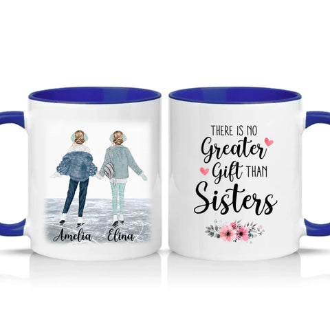 Two Tone 11oz Mug Dark Blue