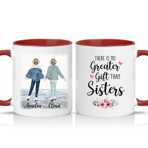 Two Tone 11oz Mug Burgundy
