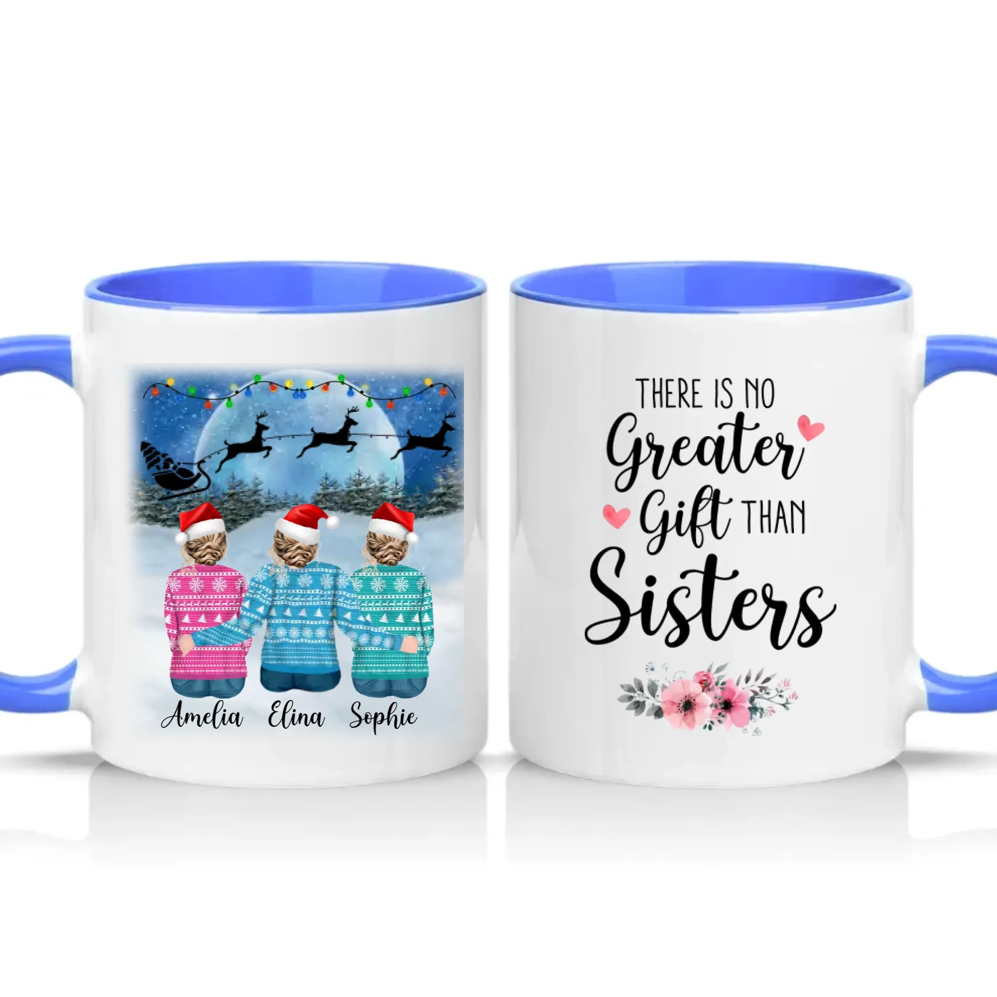 Two Tone 11oz Mug Medium Blue