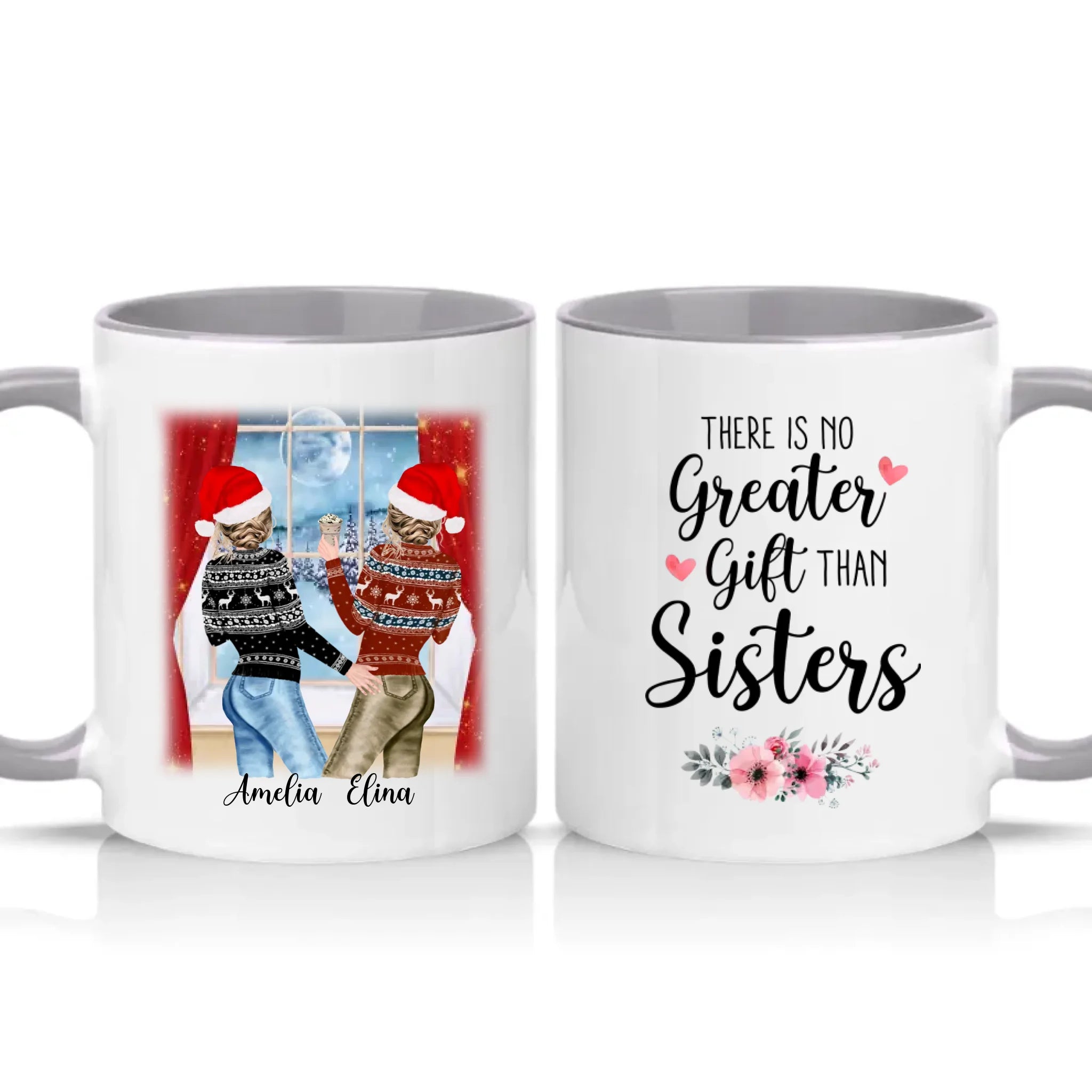 Two Tone 11oz Mug Grey