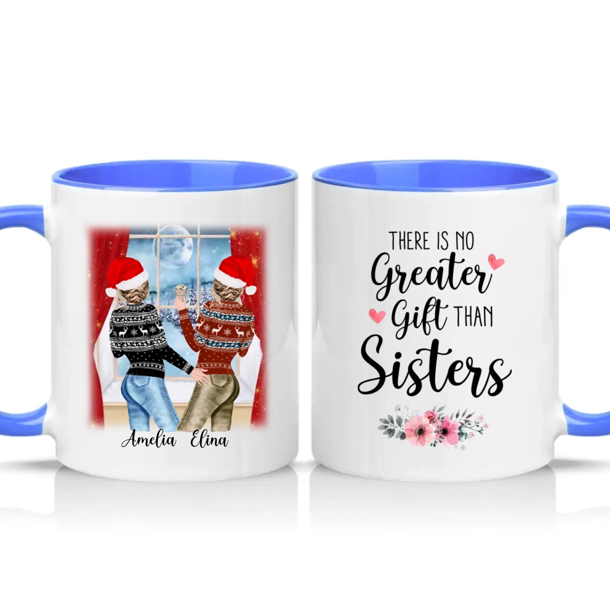 Two Tone 11oz Mug Medium Blue