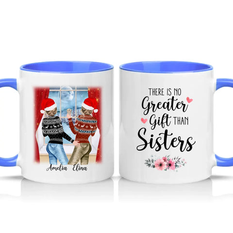 Two Tone 11oz Mug Medium Blue