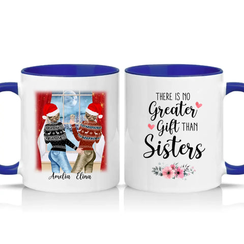 Two Tone 11oz Mug Dark Blue