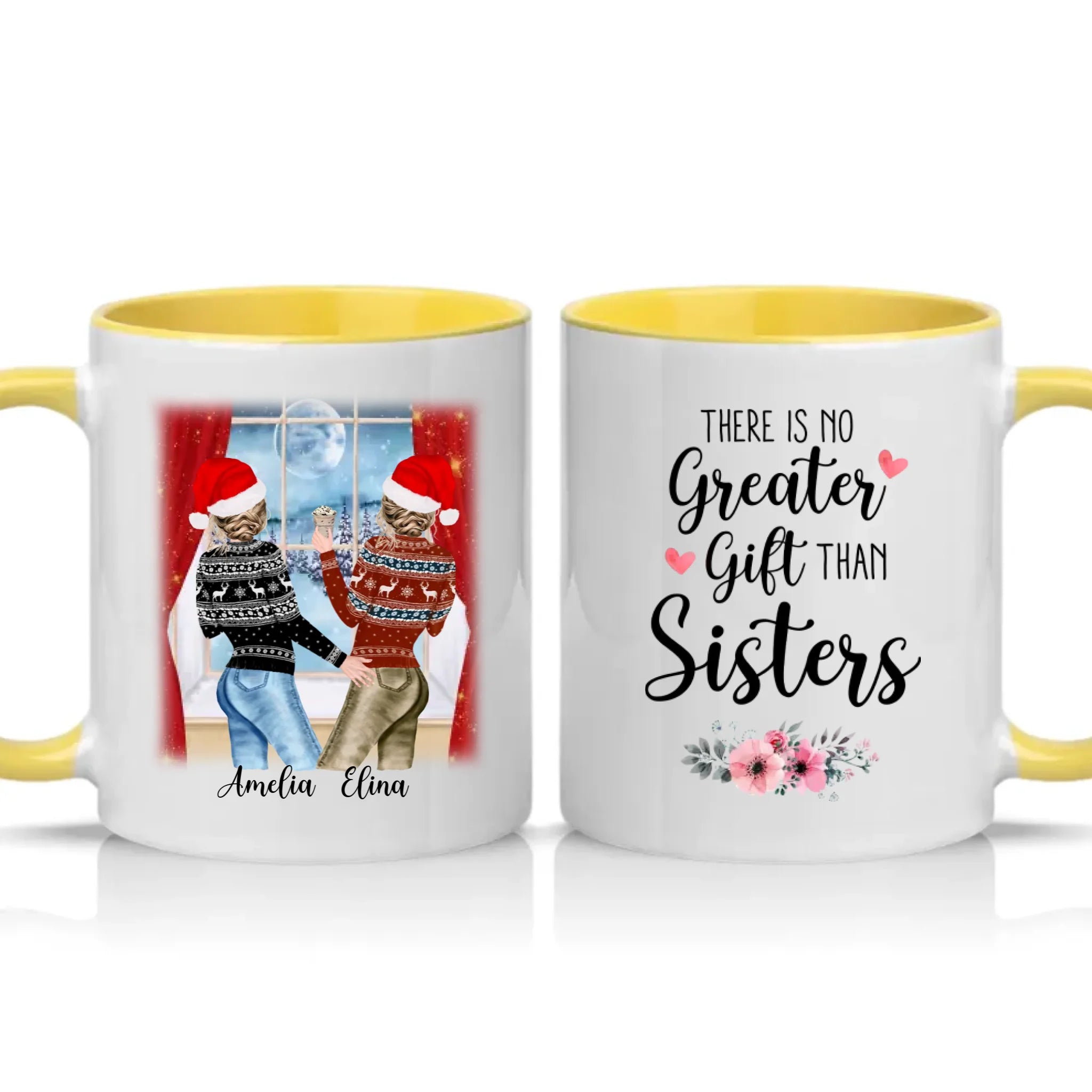 Two Tone 11oz Mug Yellow