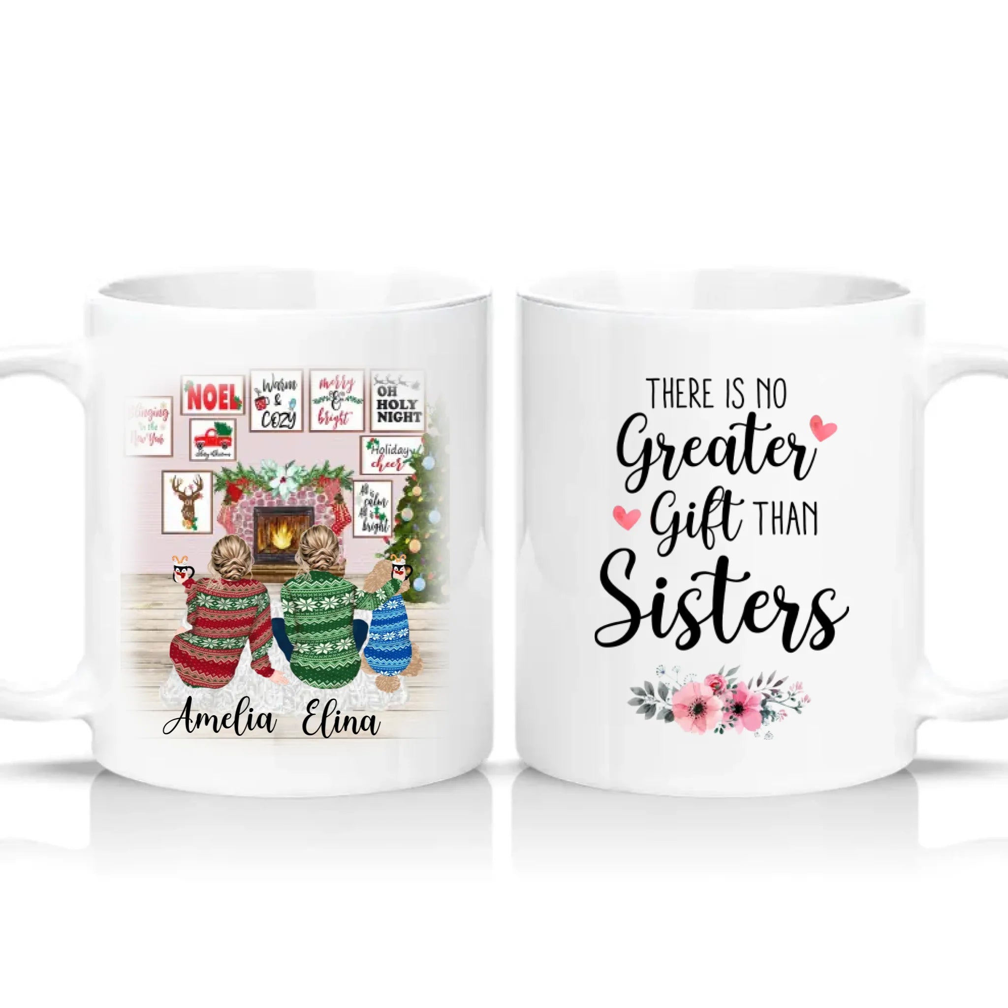 Two Tone 11oz Mug White