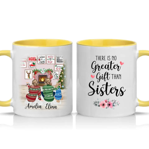 Two Tone 11oz Mug Yellow