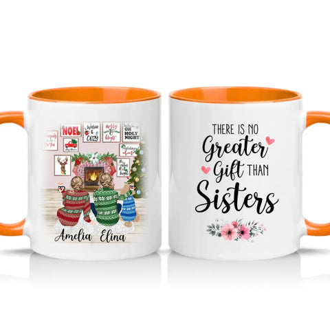 Two Tone 11oz Mug Orange
