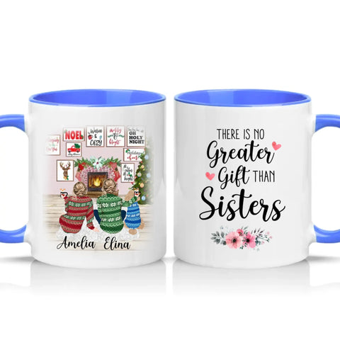 Two Tone 11oz Mug Medium Blue