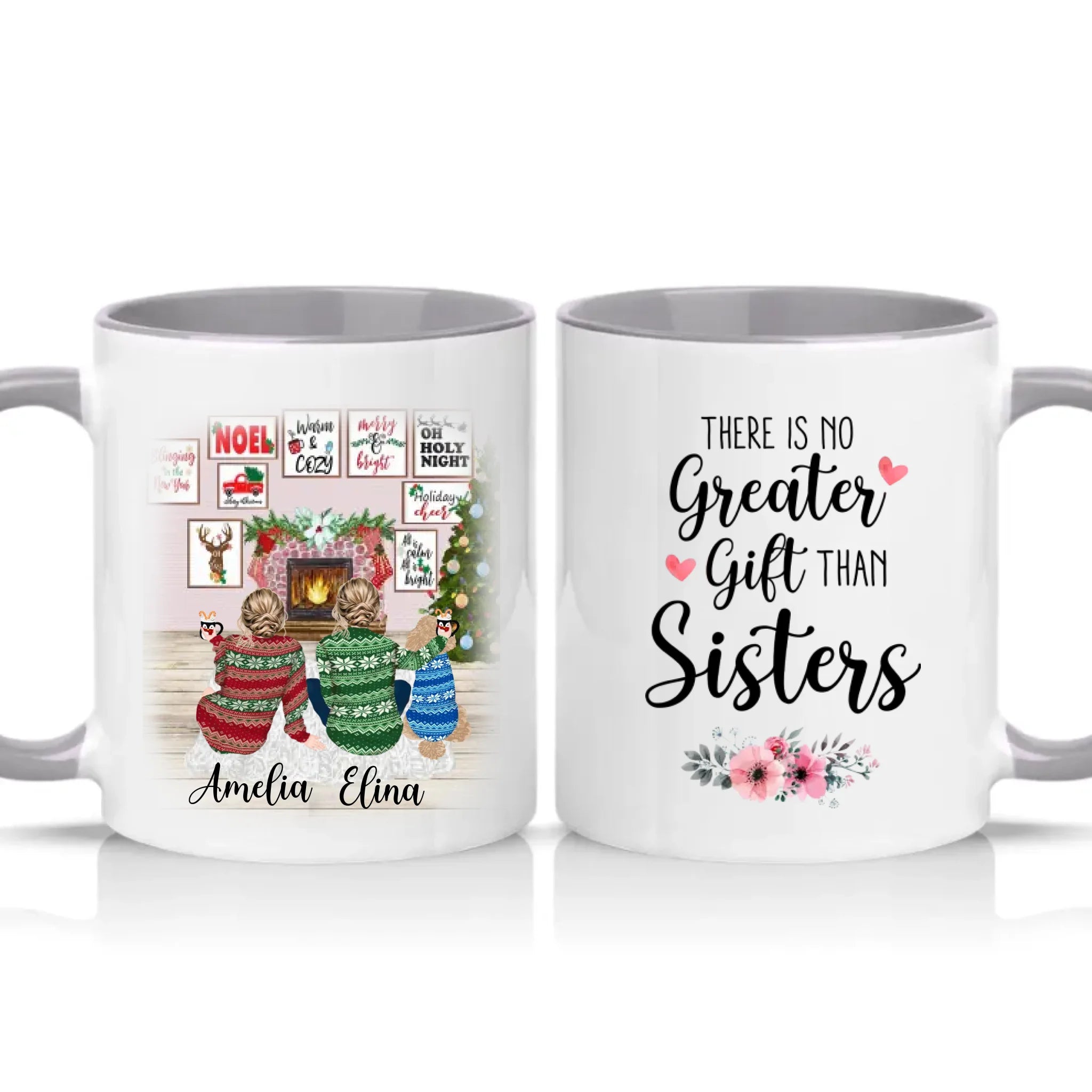 Two Tone 11oz Mug Grey