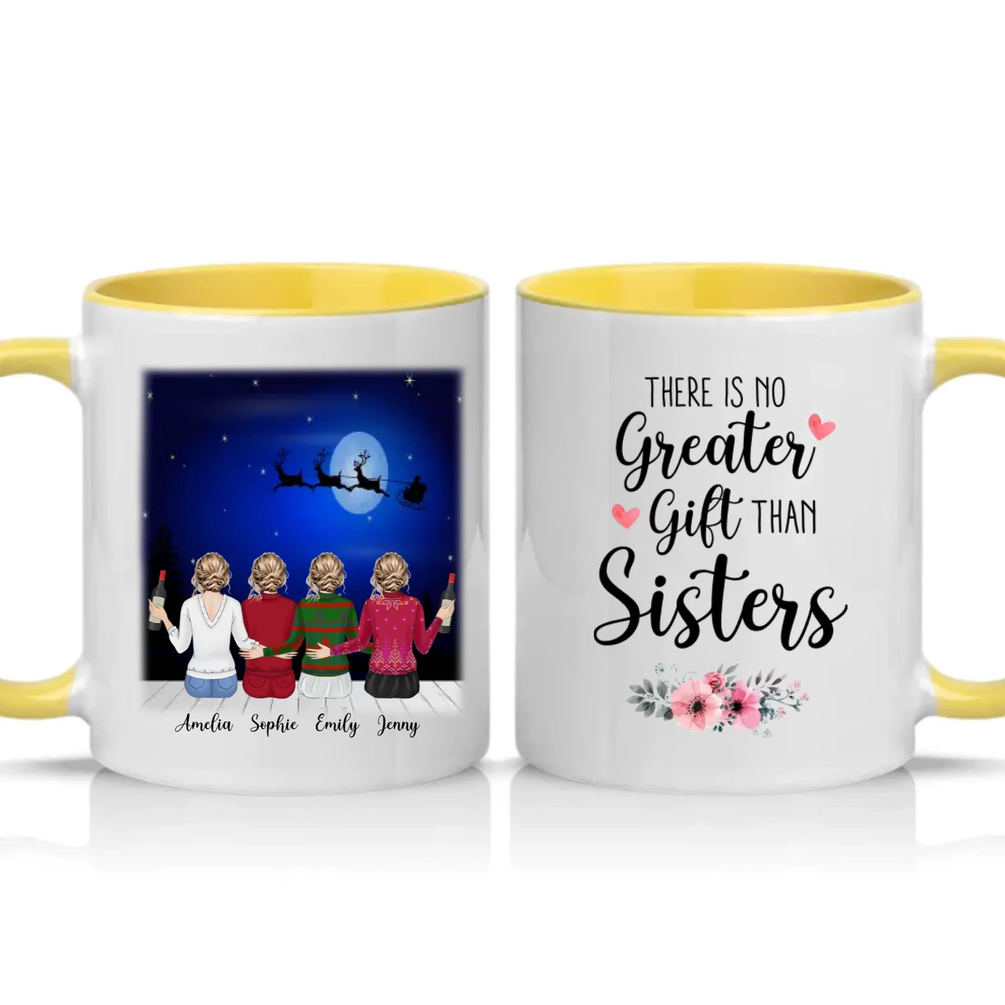 Two Tone 11oz Mug Yellow