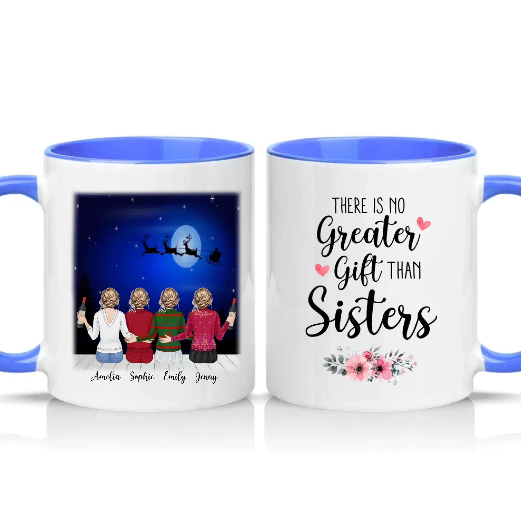 Two Tone 11oz Mug Medium Blue