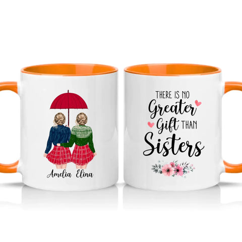 Two Tone 11oz Mug Orange