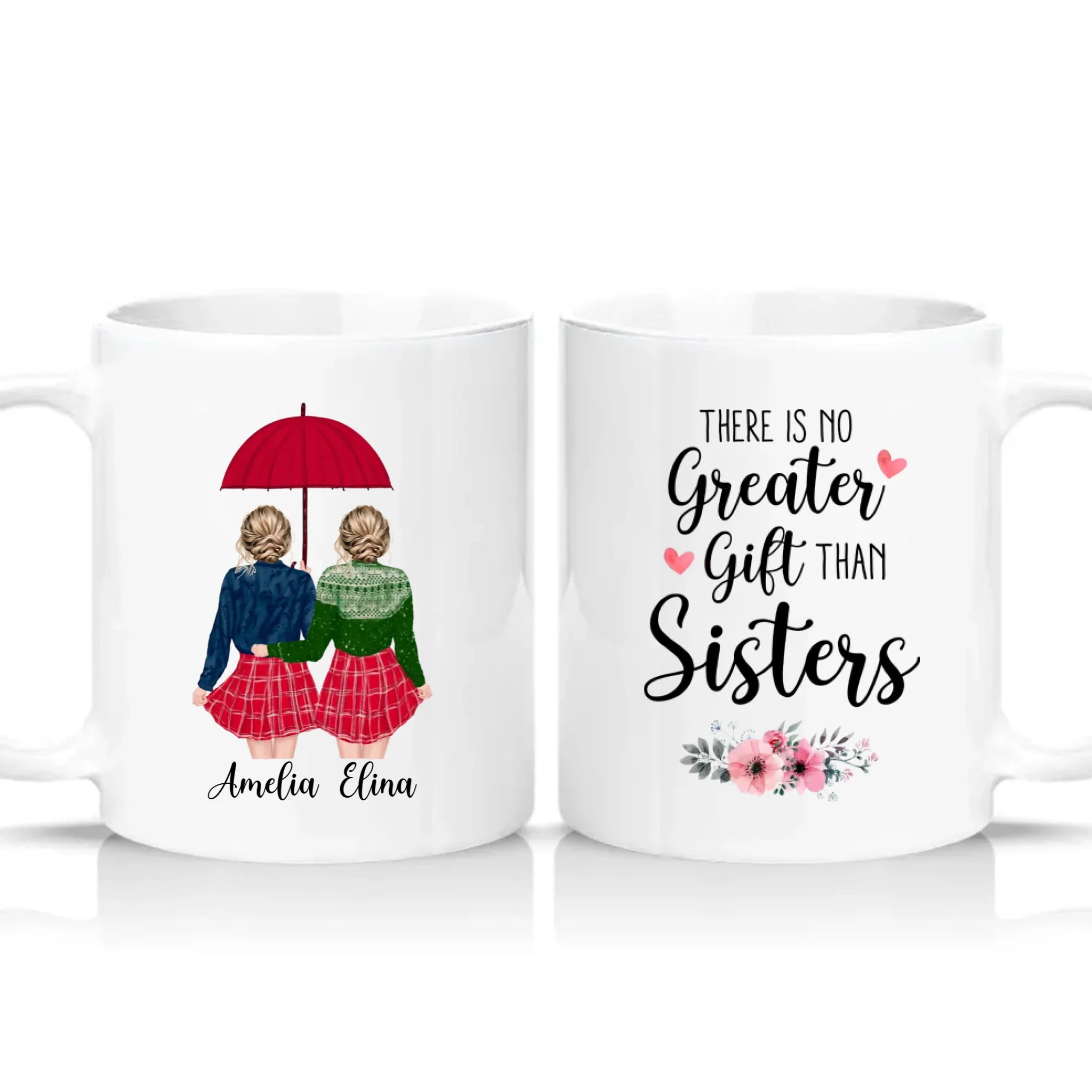 Two Tone 11oz Mug White