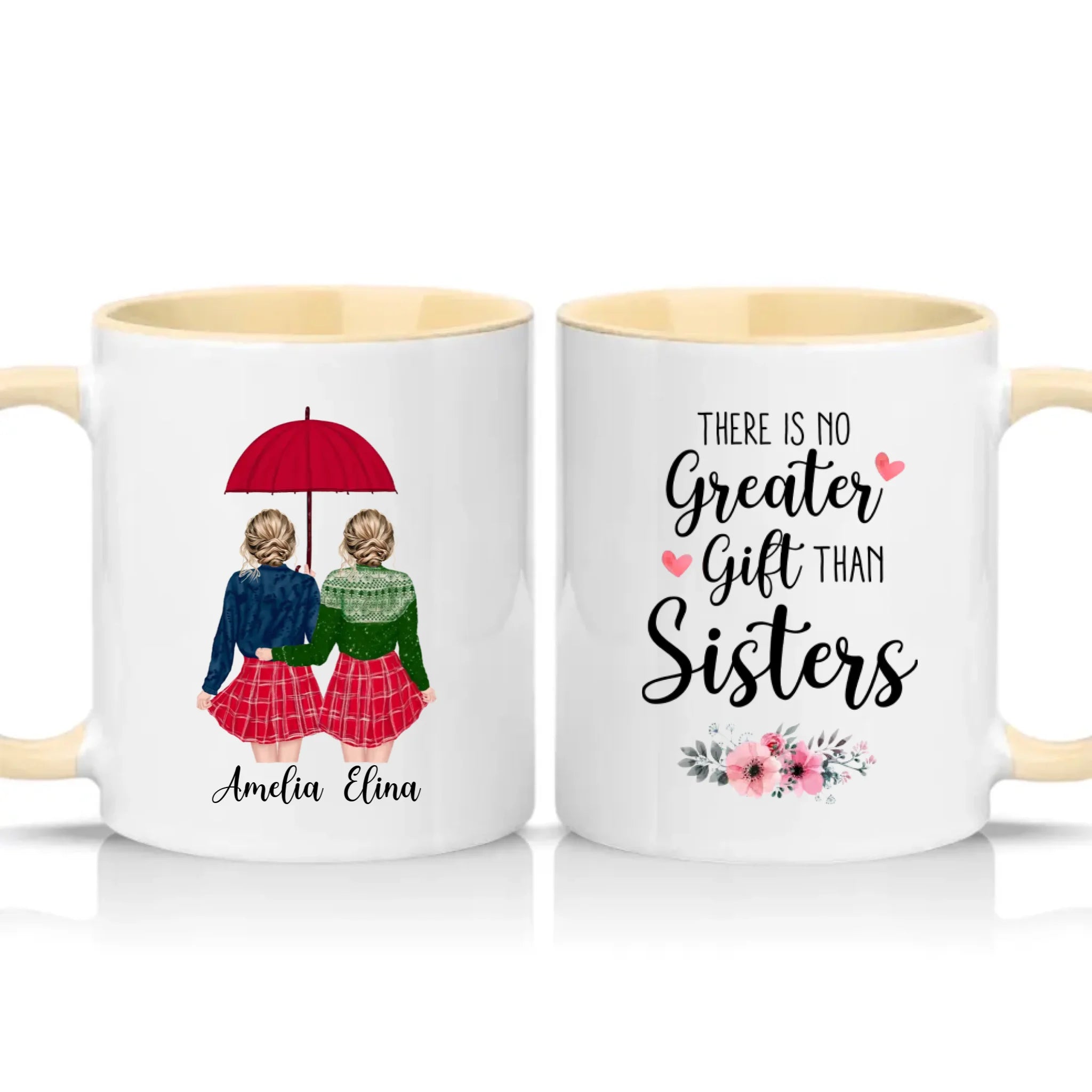 Two Tone 11oz Mug Cream