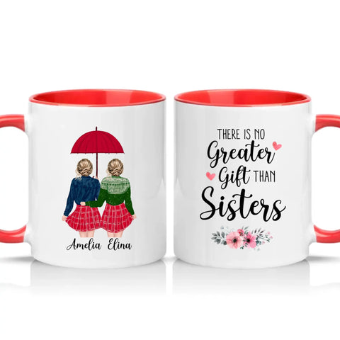 Two Tone 11oz Mug Red