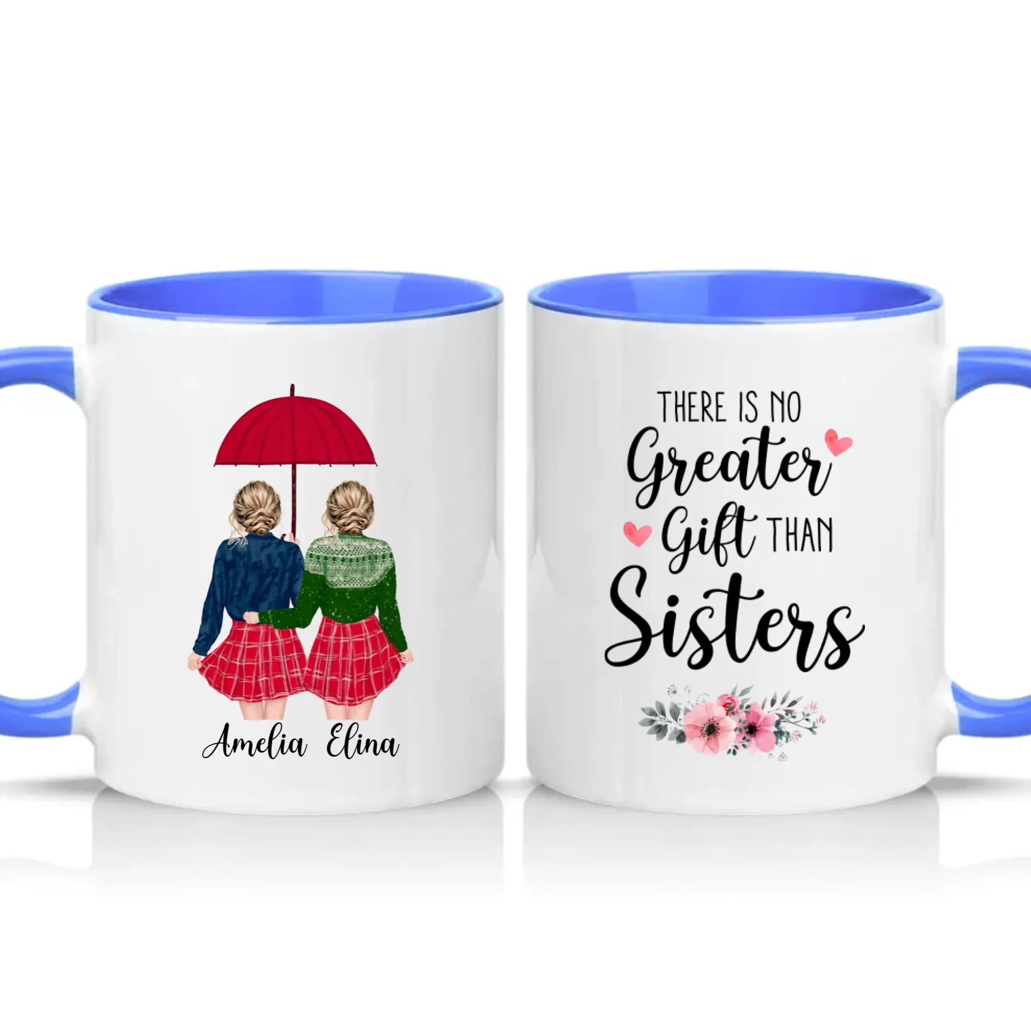 Two Tone 11oz Mug Medium Blue