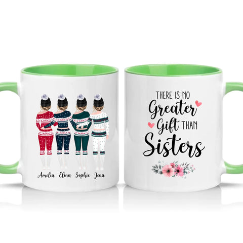 Two Tone 11oz Mug Green