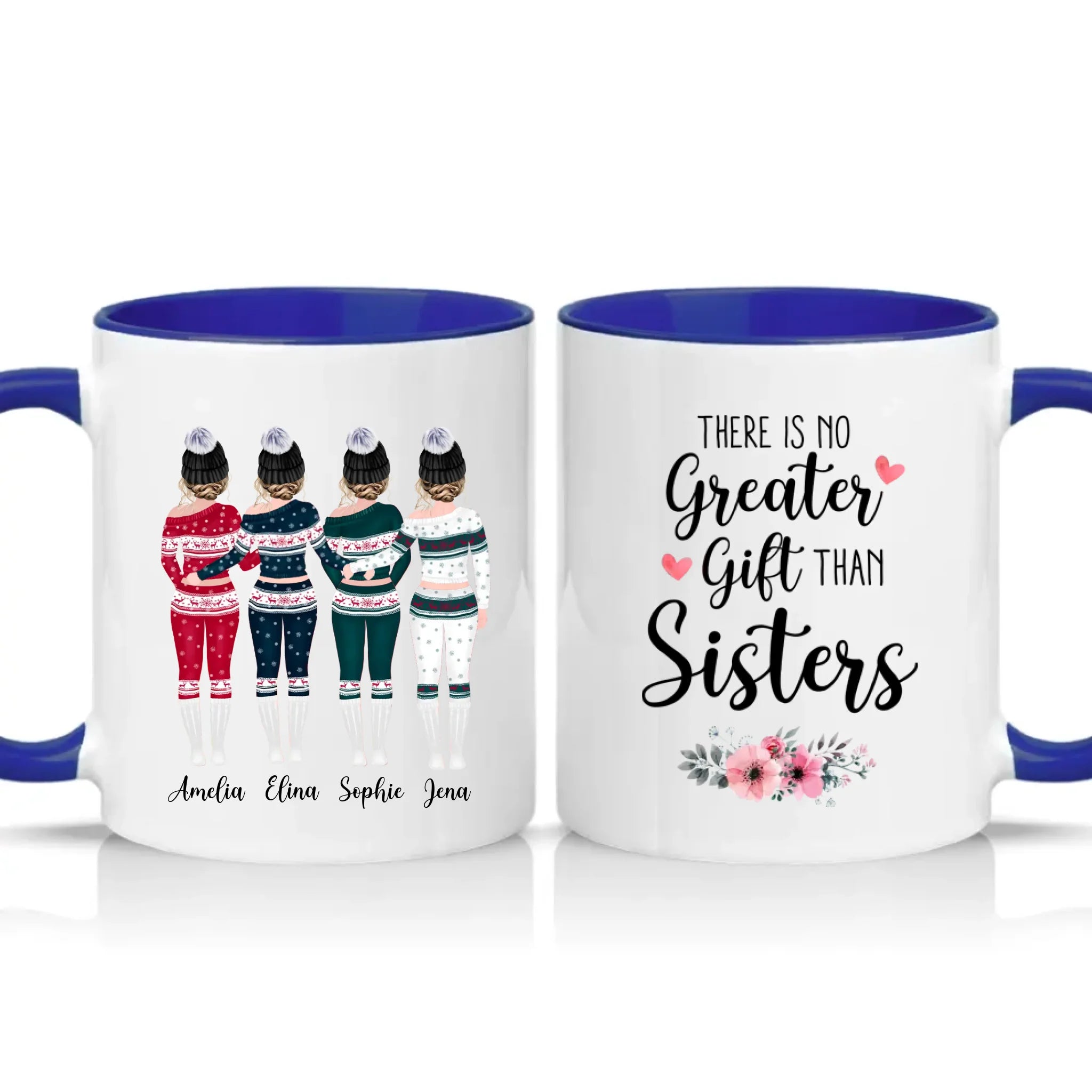Two Tone 11oz Mug Dark Blue