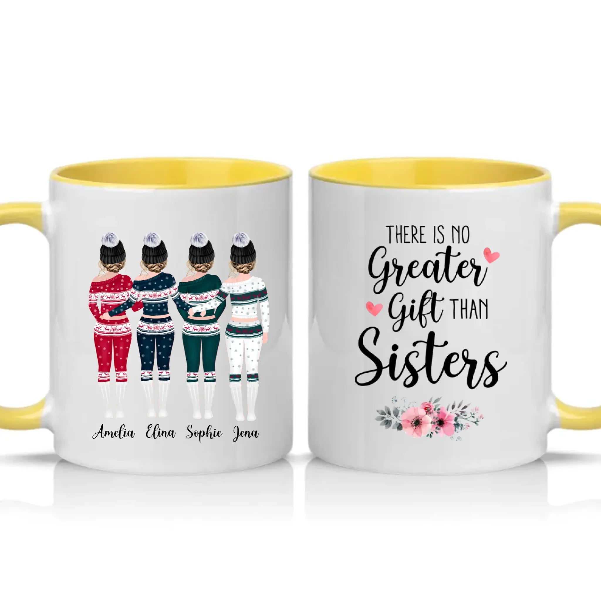 Two Tone 11oz Mug Yellow