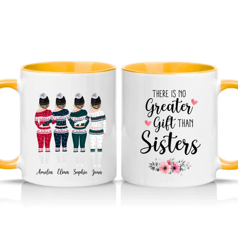 Two Tone 11oz Mug Golden Yellow