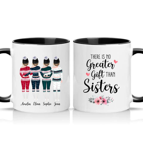 Two Tone 11oz Mug Black