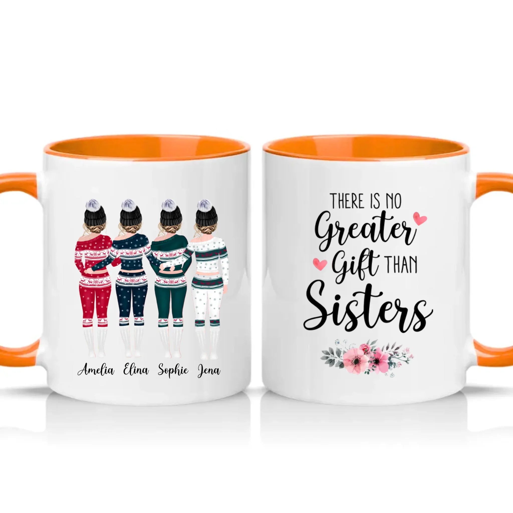 Two Tone 11oz Mug Orange