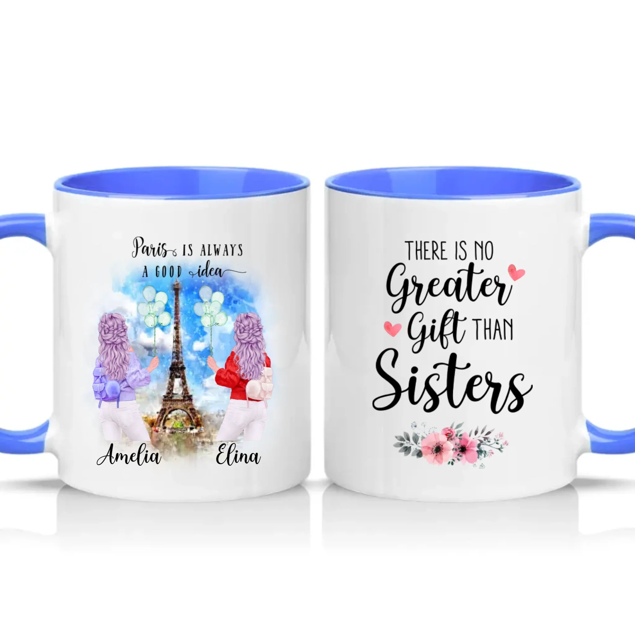 Two Tone 11oz Mug Medium Blue
