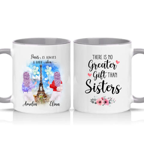 Two Tone 11oz Mug Grey