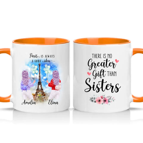 Two Tone 11oz Mug Orange