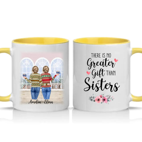 Two Tone 11oz Mug Yellow