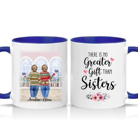 Two Tone 11oz Mug Dark Blue