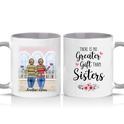 Two Tone 11oz Mug Grey