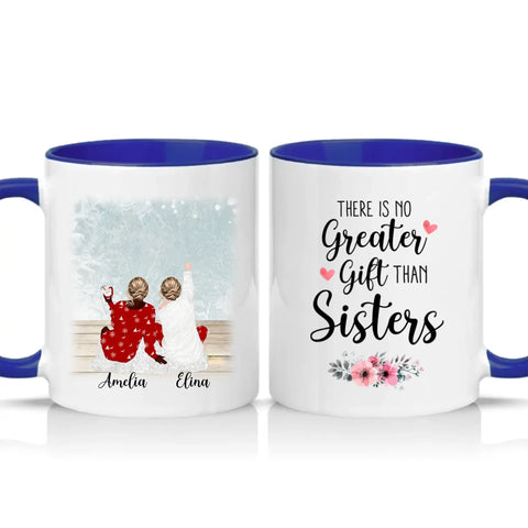 Two Tone 11oz Mug Dark Blue