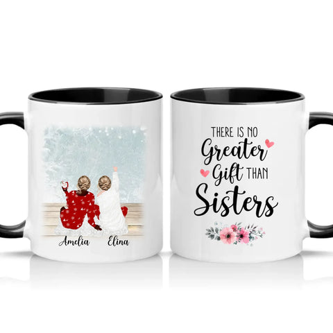 Two Tone 11oz Mug Black