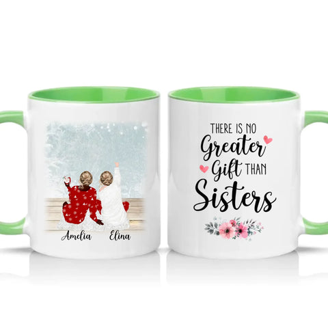 Two Tone 11oz Mug Green