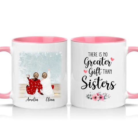 Two Tone 11oz Mug Pink