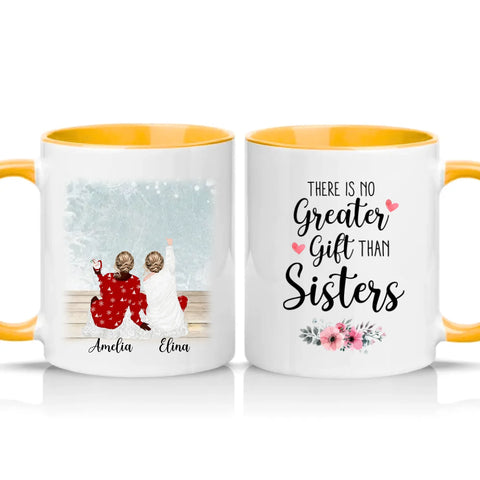 Two Tone 11oz Mug Golden Yellow
