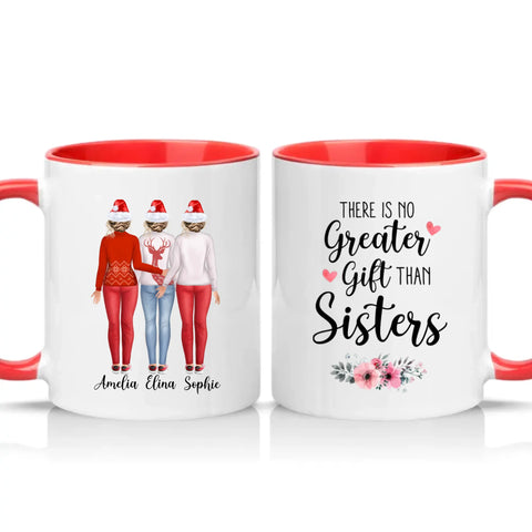 Two Tone 11oz Mug Red