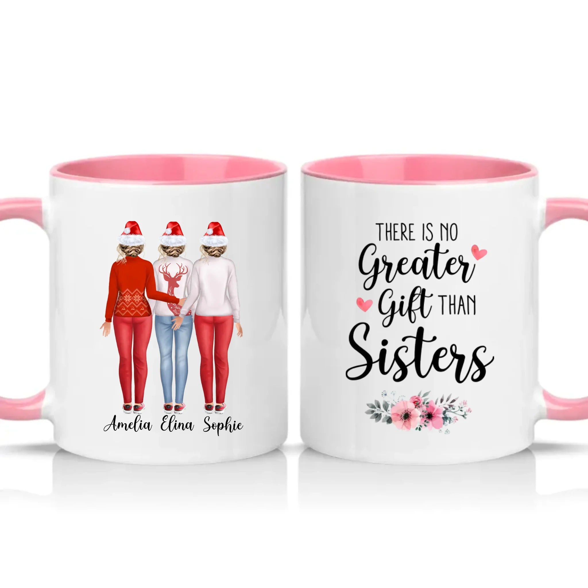Two Tone 11oz Mug Pink