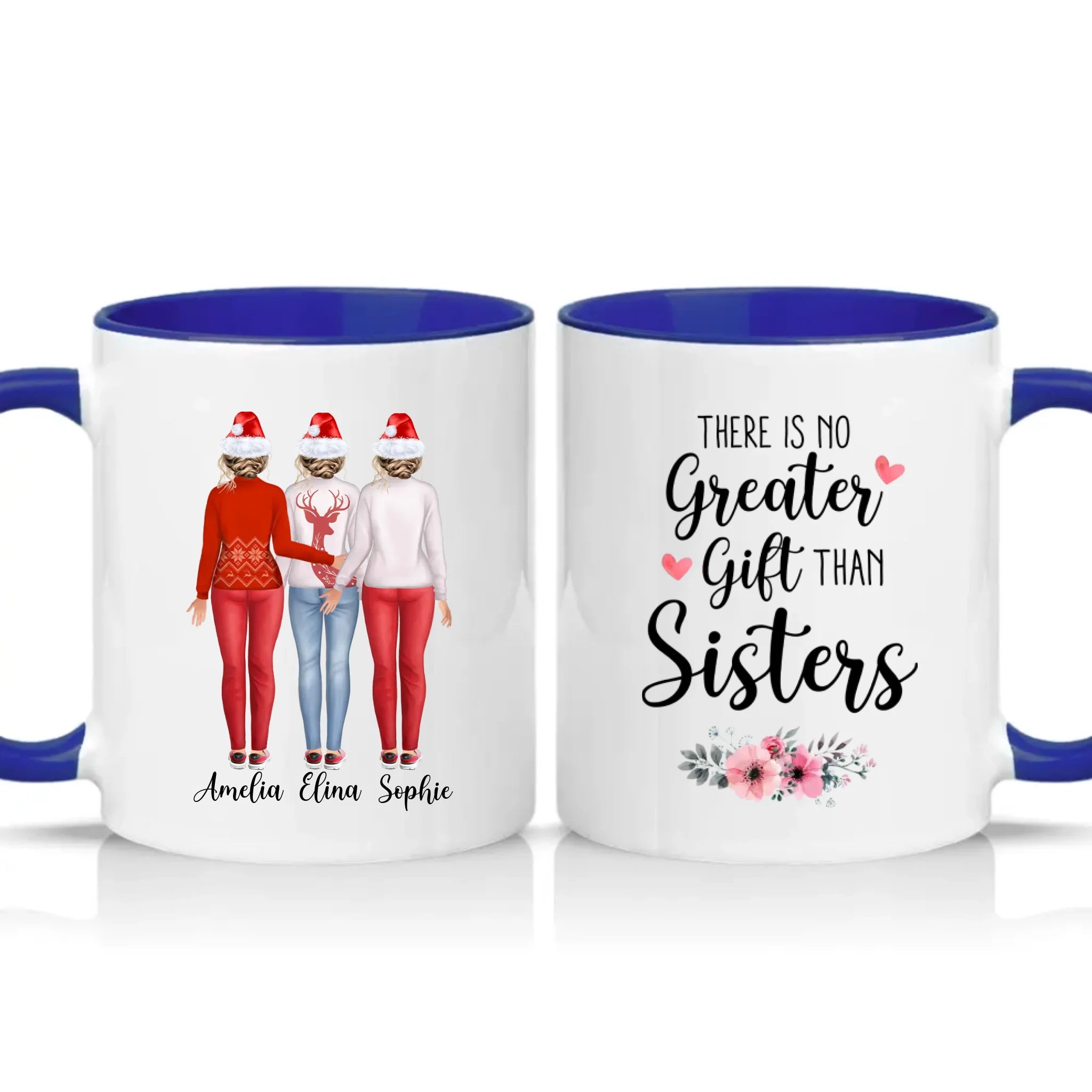 Two Tone 11oz Mug Dark Blue
