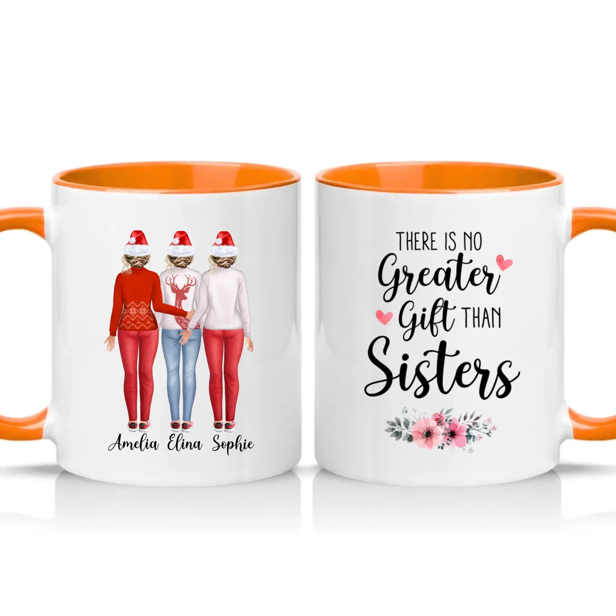 Two Tone 11oz Mug Orange