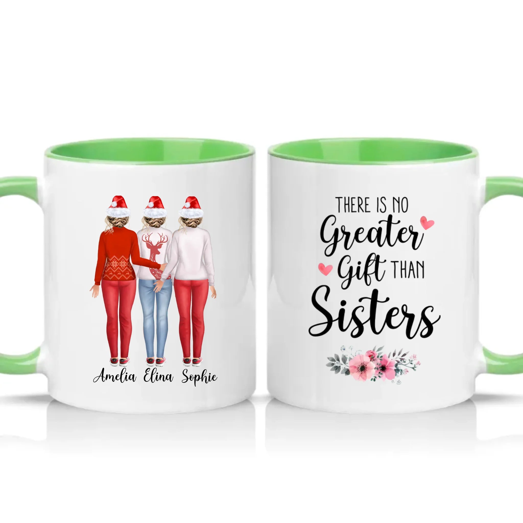 Two Tone 11oz Mug Green
