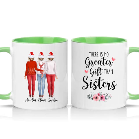 Two Tone 11oz Mug Green