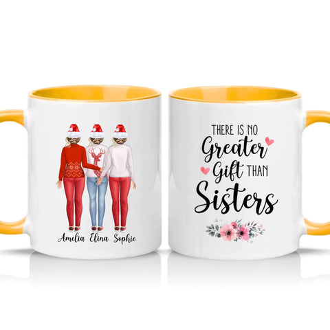 Two Tone 11oz Mug Golden Yellow