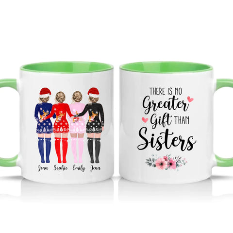 Two Tone 11oz Mug Green
