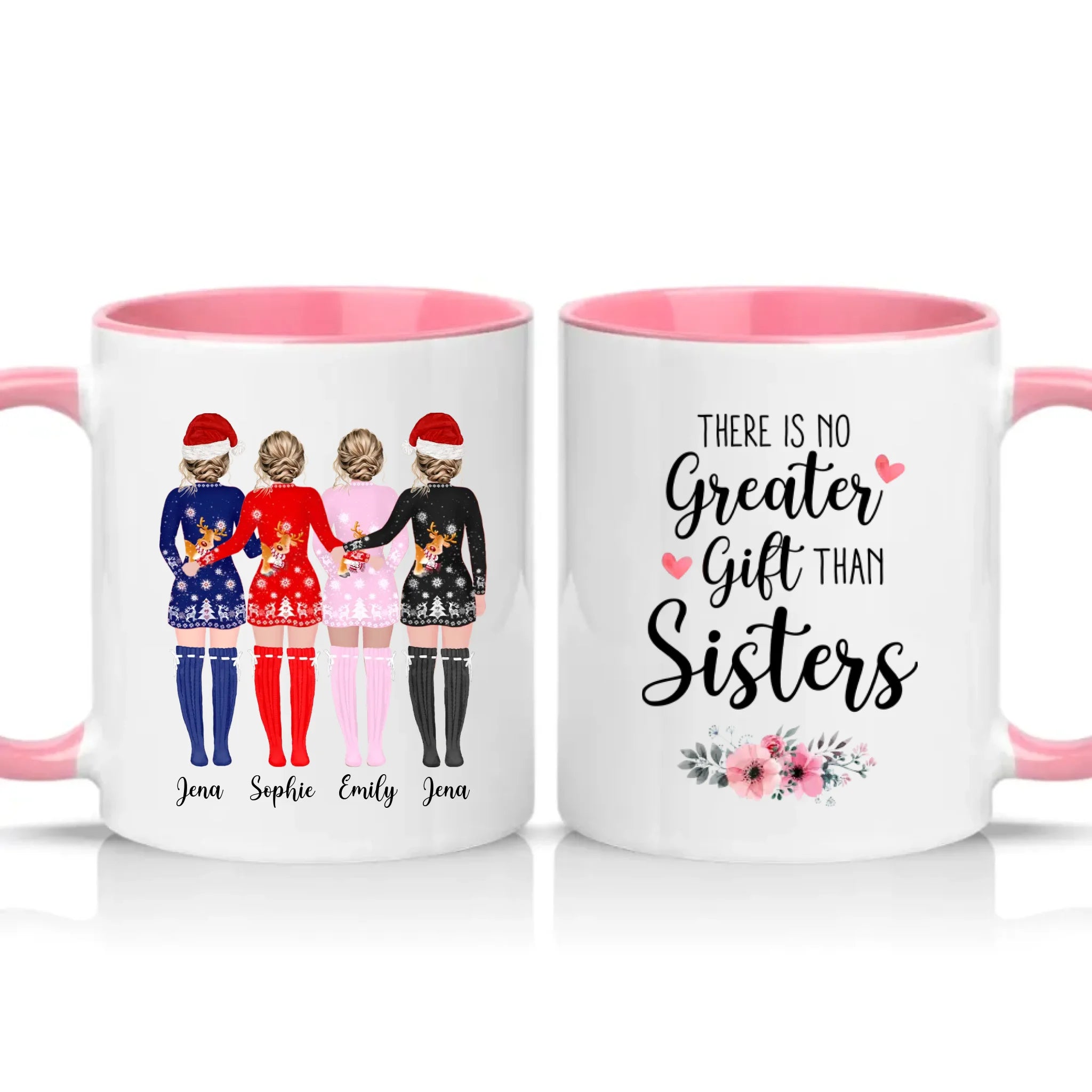 Two Tone 11oz Mug Pink