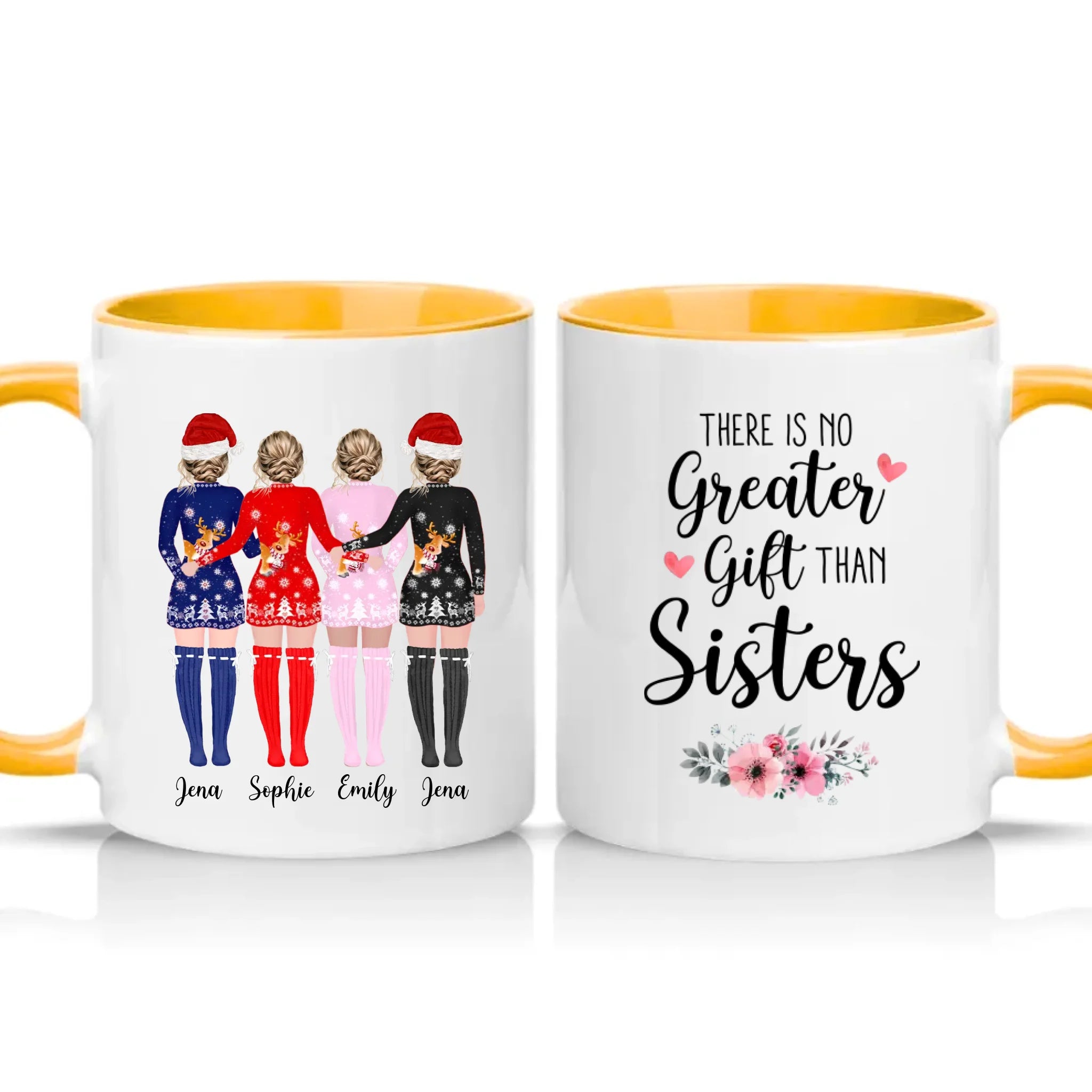 Two Tone 11oz Mug Golden Yellow