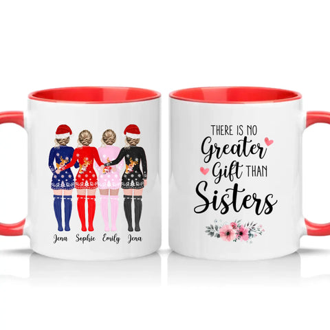 Two Tone 11oz Mug Red